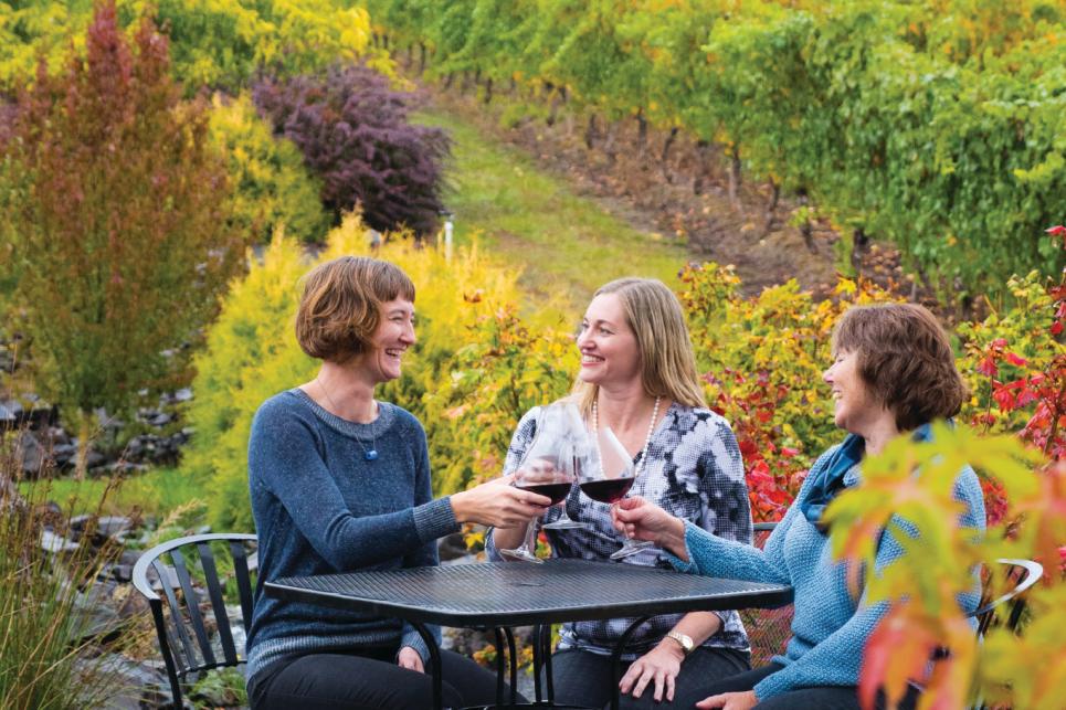 Wine at Pfeiffer Winery