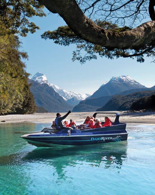 Jet Boat on Dart River Glenorchy