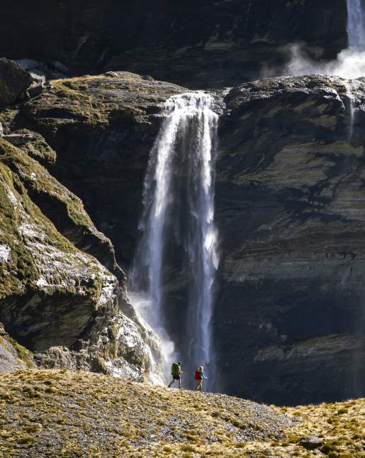 Hiking Earnslaw Burn in Summer