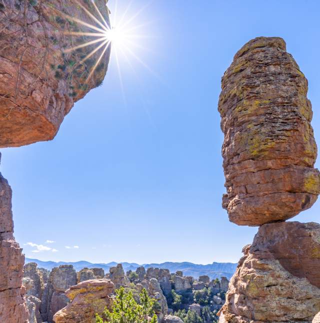 Balanced Rocks in Chiricahua National Monument