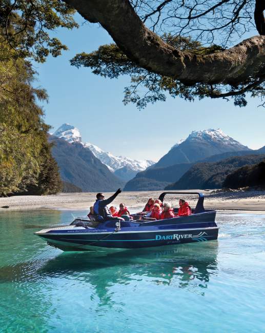 Jet Boat on Dart River Glenorchy