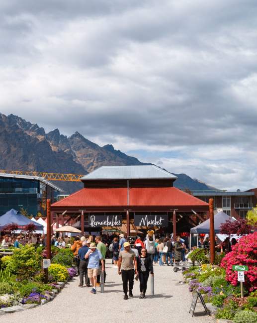 Exterior of the Remarkables Market