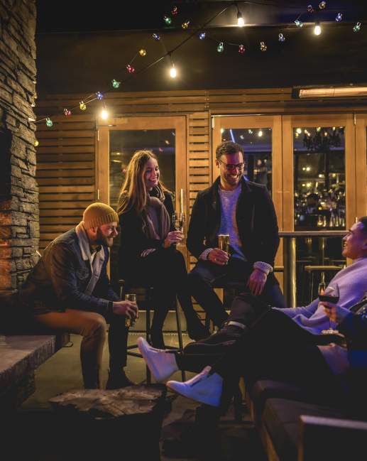 A group of friends at Barduma Bar
