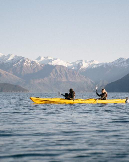Kayaking on Lake Wānaka