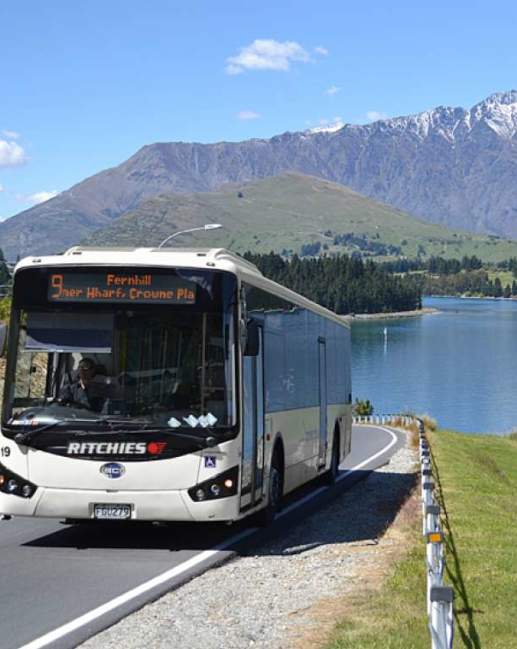 Orbus Driving Through Fernhill Roads