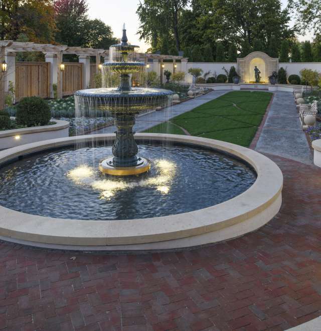 Paine Formal Garden Fountain