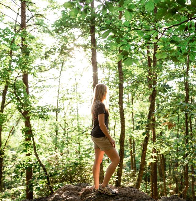 Hiking at Bakers Mountain