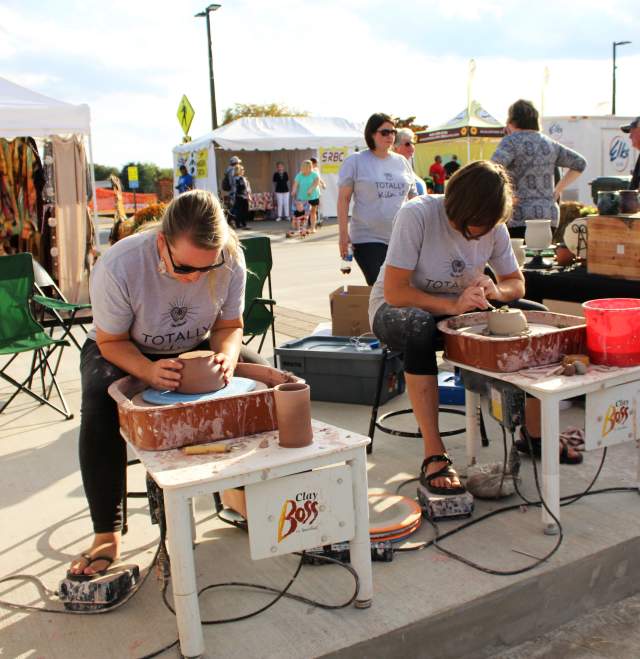 pottery at Oktoberfest 2019
