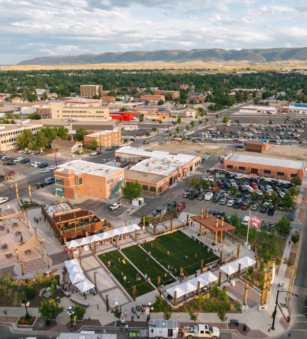 David Street Station and Downtown Casper