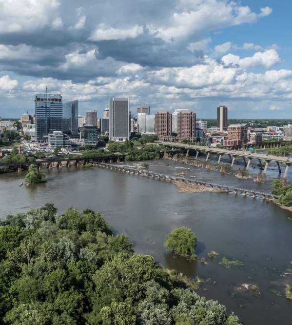 Downtown Skyline and James River