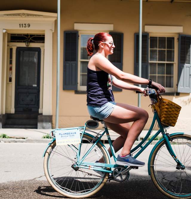 Biking through the Streets of New Orleans