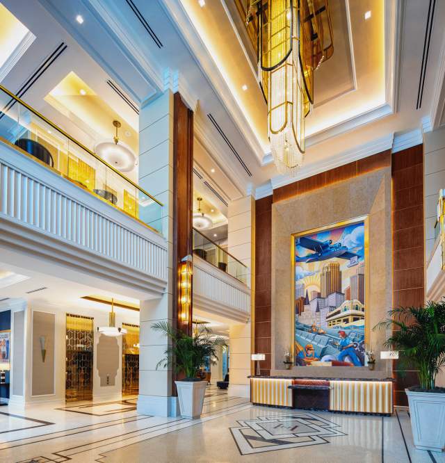 Higgins Hotel Lobby