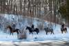 Winter Trail Ride - Horseback Riding in the Poconos