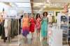 Group of four women shopping Mojave Trading Company.