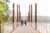 Riverwalk Bridge, biking