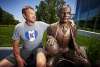 James Naismith Statue in Lawrence Kansas