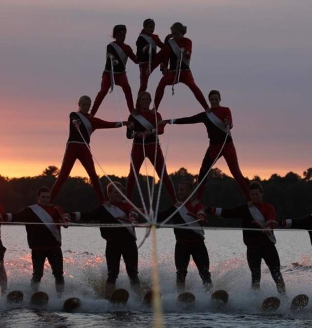 Aqua Devils, sunset