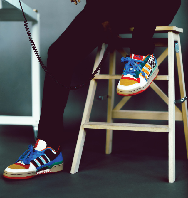 WTM Adidas Forum DJ Shoe shot