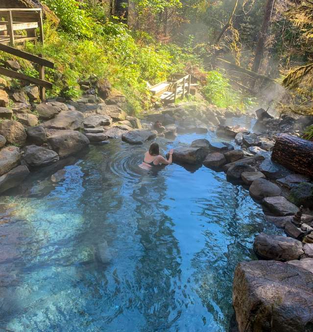 Terwilliger Hot Springs in Fall