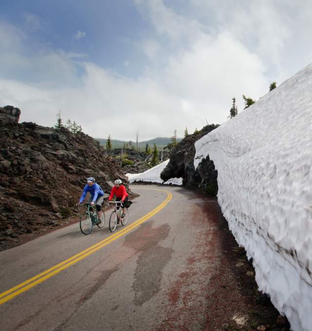 When is McKenzie Pass Hwy 242 Open for Cycling?