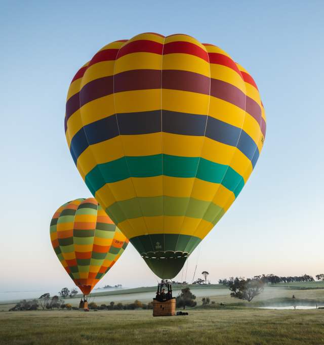 Hot air ballooning, Avon Valley