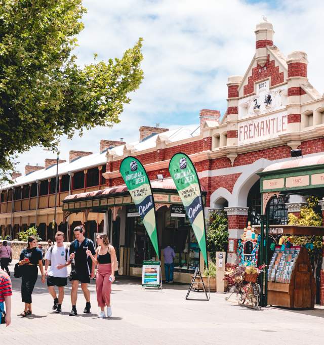 Main Entrance of the Fremantle Markets, Fremantle