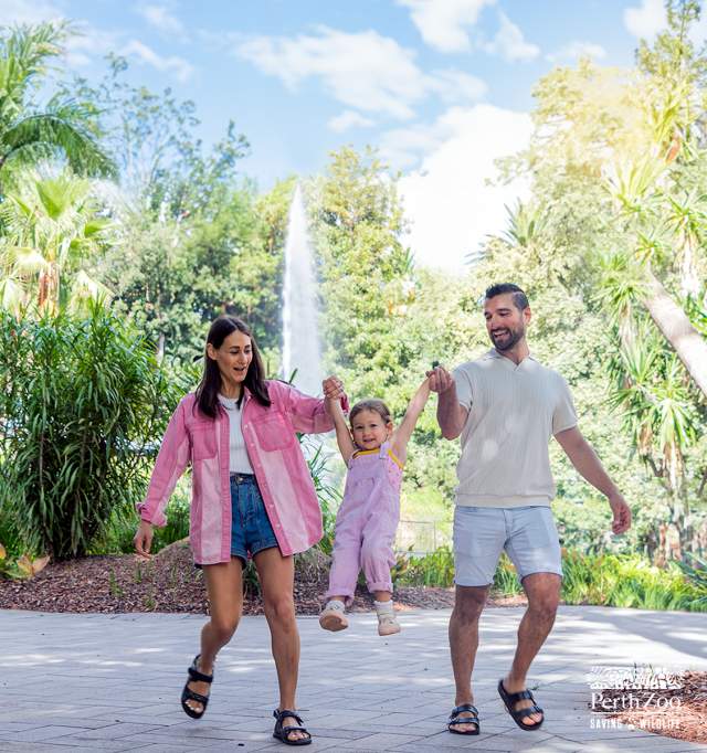 Family at Perth Zoo