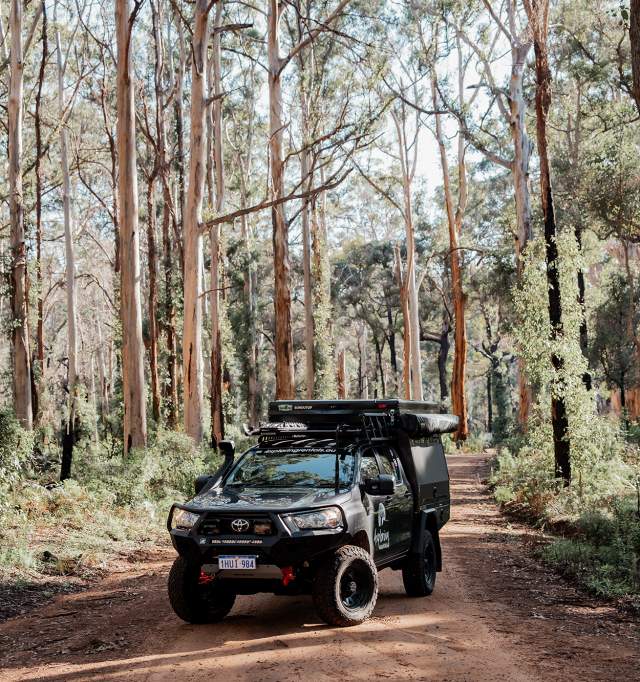 Four wheel drive hire vehicle