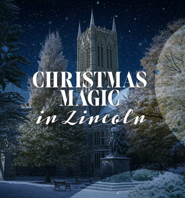 Lincoln Cathedral winter scene