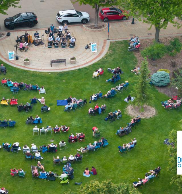 Music on Main in Downtown Oshkosh at Opera House Square
