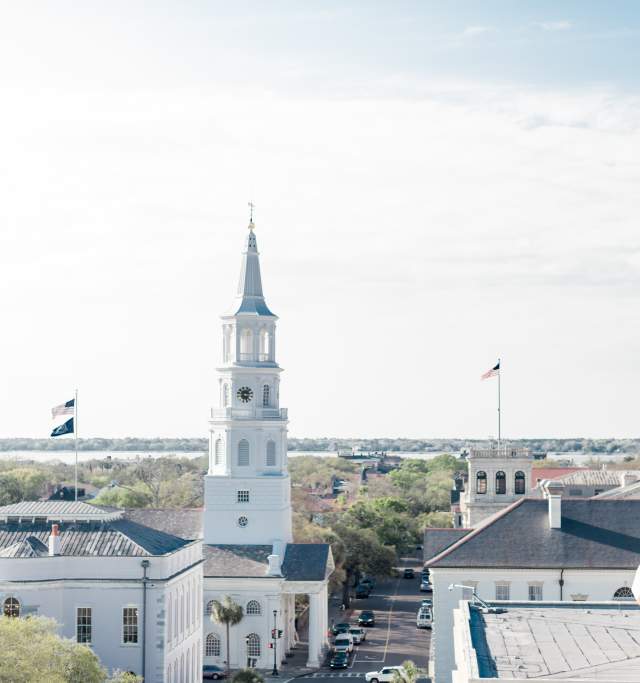 Charleston Cityscape St. Michael's Church