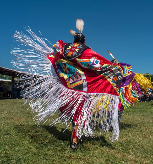 Dancer at the Haskell Indian Art Market