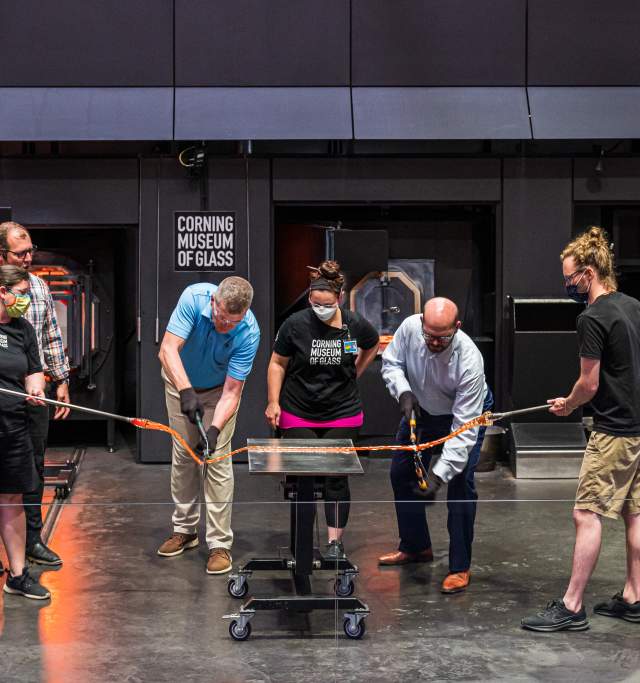 Glass Ribbon Cutting at GlassFest