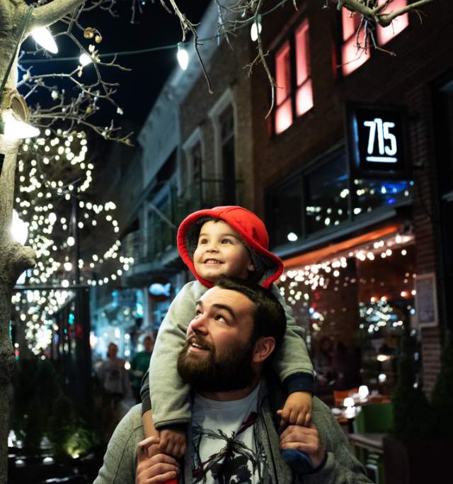 Holiday Santa Rescue Lighting Ceremony
