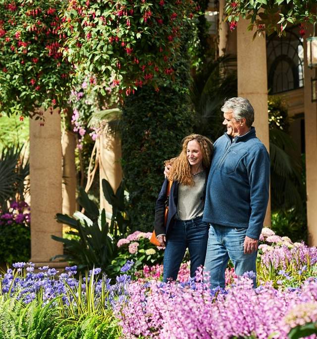 Couple at Longwood Gardens Conservatory