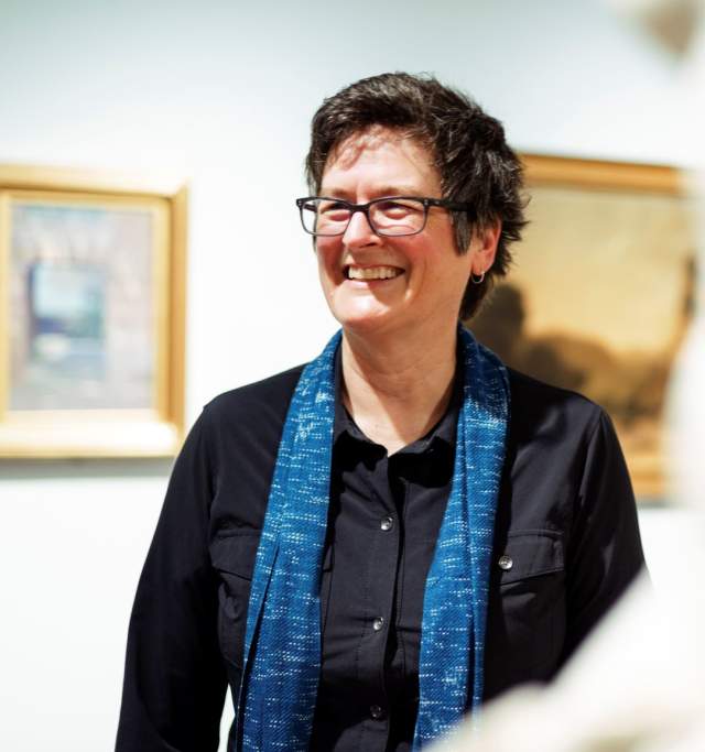 Lisa Grossman at the Spencer Museum of Art in Lawrence Kansas