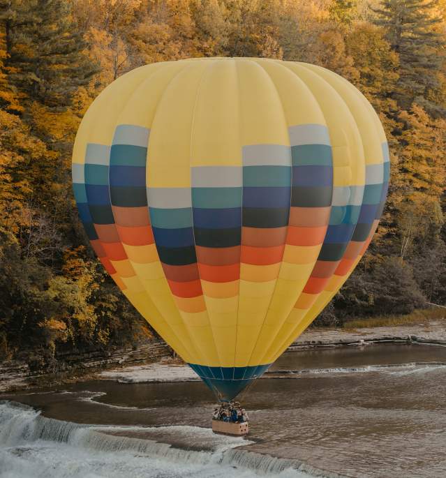 Hot Air Balloon in Letchworth