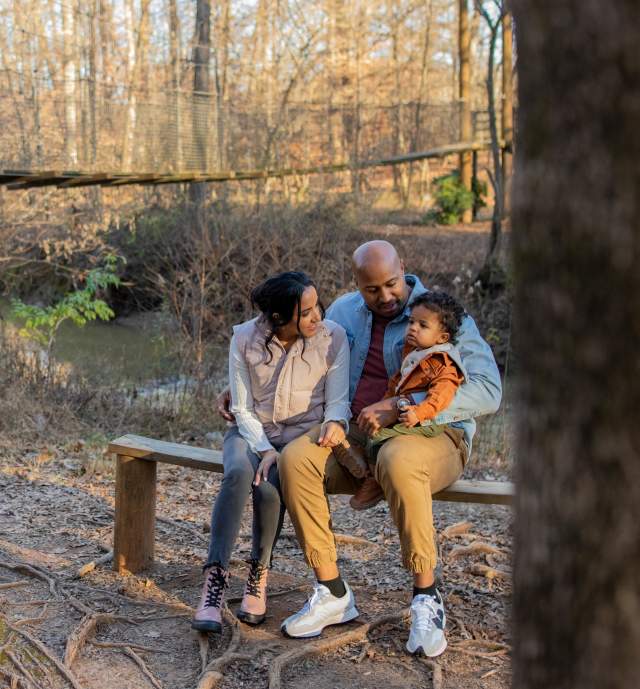 Family Hiking Winter