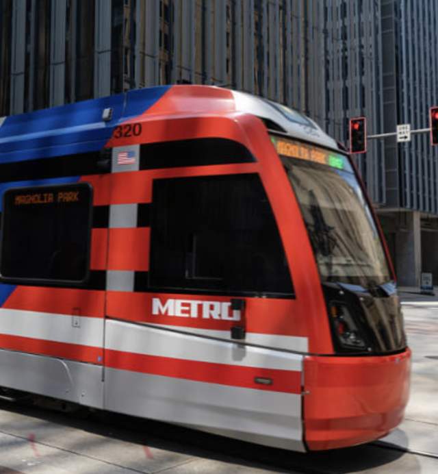 METRORail in Houston