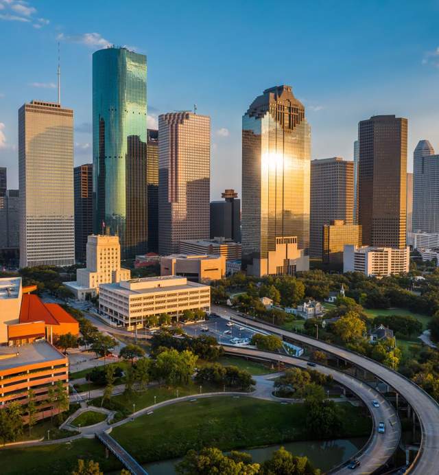 Downtown Skyline Evening