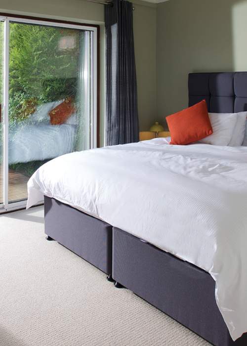 Modern bedroom at Bed and Breakfast in Lymington in the New Forest