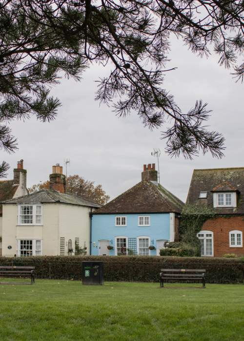 Hythe houses in the New Forest