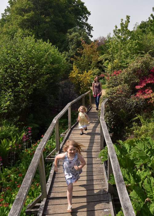 Furzey Gardens - Girls running