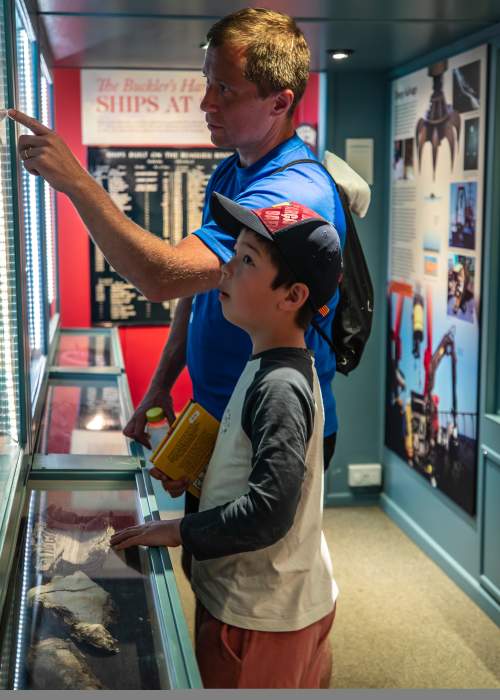 Buckler's Hard - Family in Museum