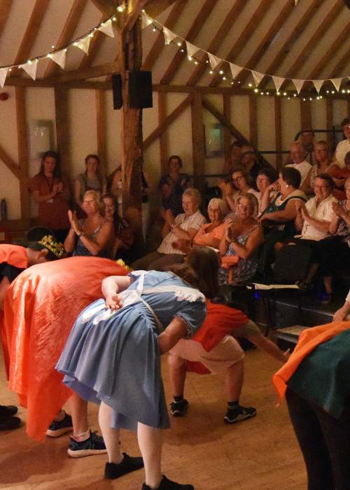 Theatre performance at Hanger Farm Arts Centre in the New Forest