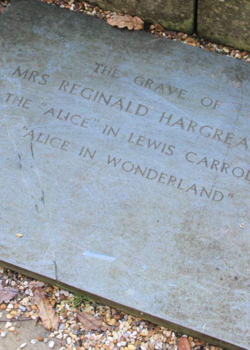 Alice Liddells Grave at Lyndhurst in the New Forest