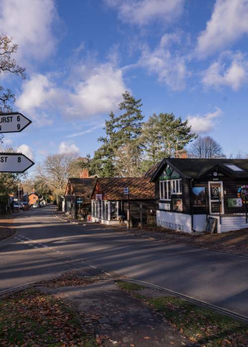 Burley Village Centre in the New Forest