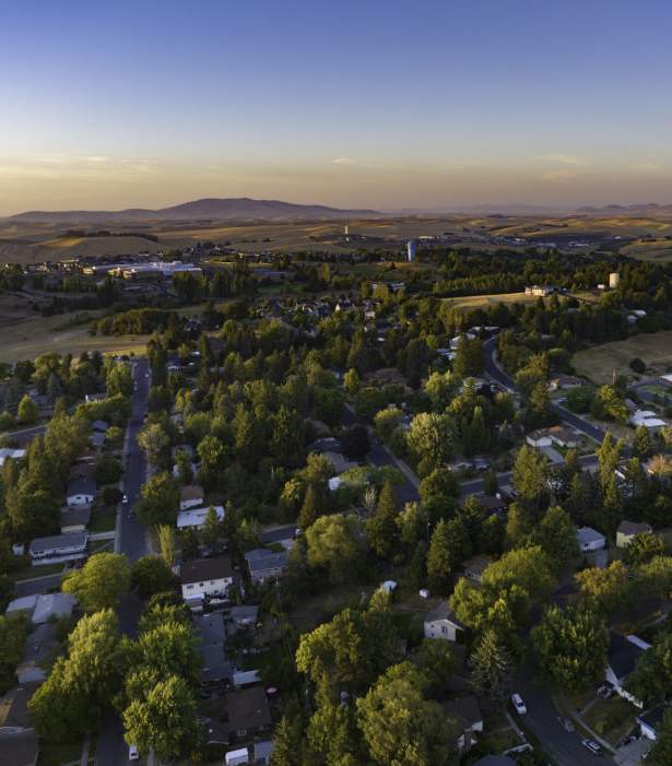 Ariel View of Pullman