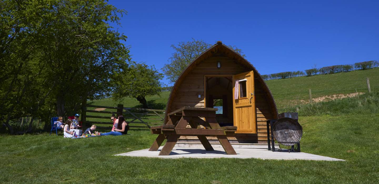 An image of a Wigwam Glamping Site