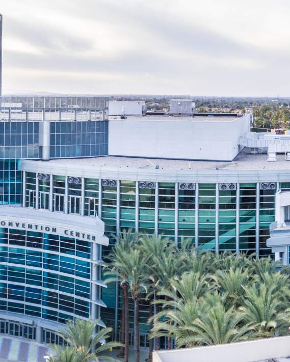 Aerial View Of The Anaheim Convention Center